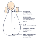 B-Ware Zöllner Schlafsack Babyschlafsack Organic Wild Friends 110cm Schlafhilfe Baby976