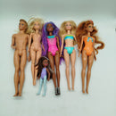 Mattel Bundle Barbie & Ken 6 Puppen