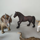 Schleich Tiere Set von 8 Figuren – Pferde, Dinosaurier, Krokodil, wie neu