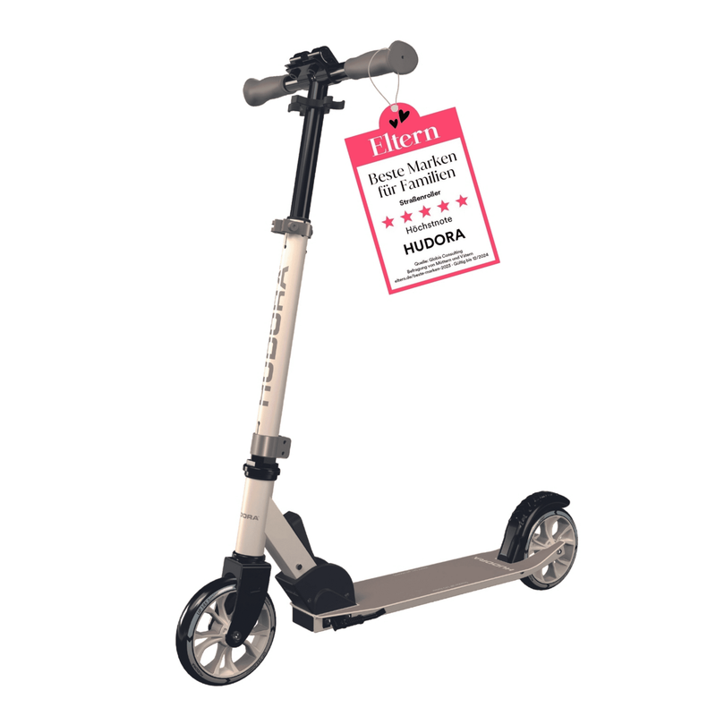 HUDORA Scooter Up 145 Junior pearl Kickroller Roller Kinderroller City-Roller