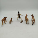 Schleich Bundle Tiere Set von 5 Krieger & Geparden