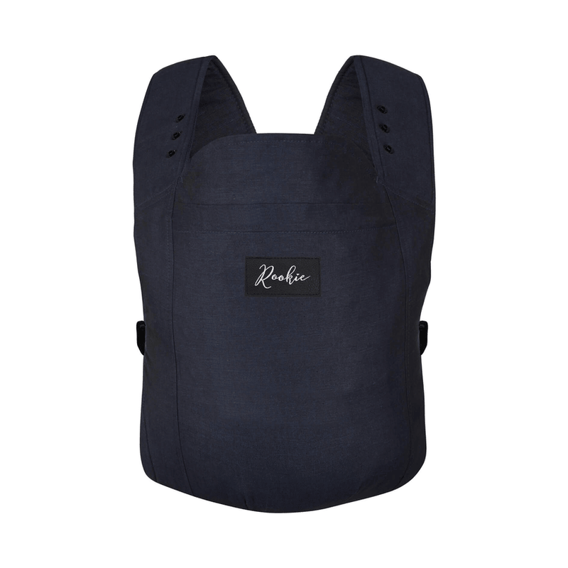 Rookie Babytrage Premium Darkblue Tragesysteme Babytragen Bauchtasche Tasche