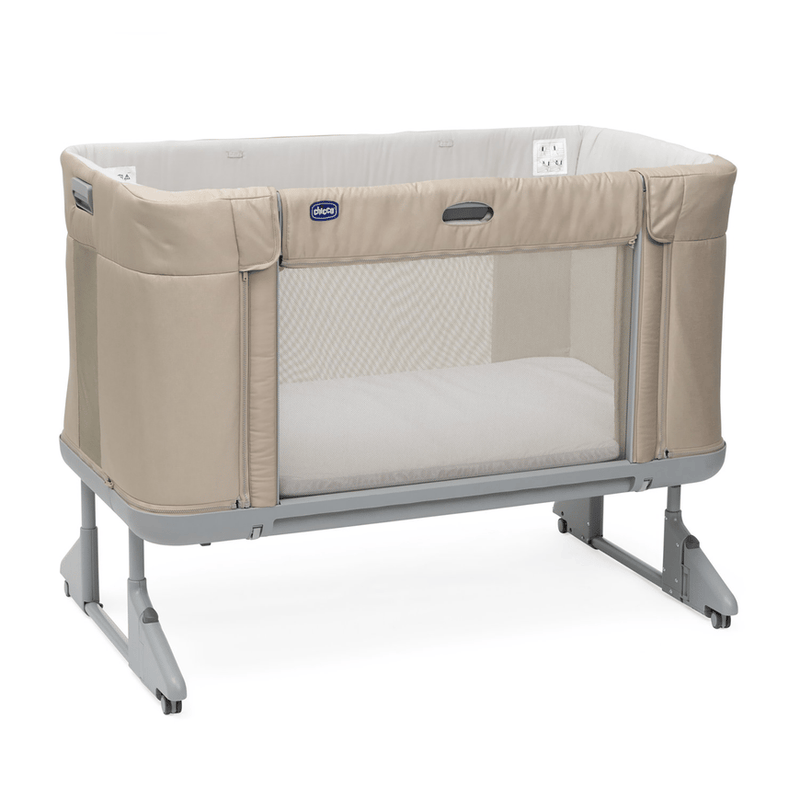 Chicco Next2Me Forever Honey Beige Baby Beds Cot Bed Travel Bed 