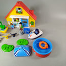 Playmobil 1.2.3 Ferienhaus mit Pool 9527
