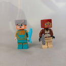 LEGO Bundle Minecraft 7x Minifiguren mit Zubehör