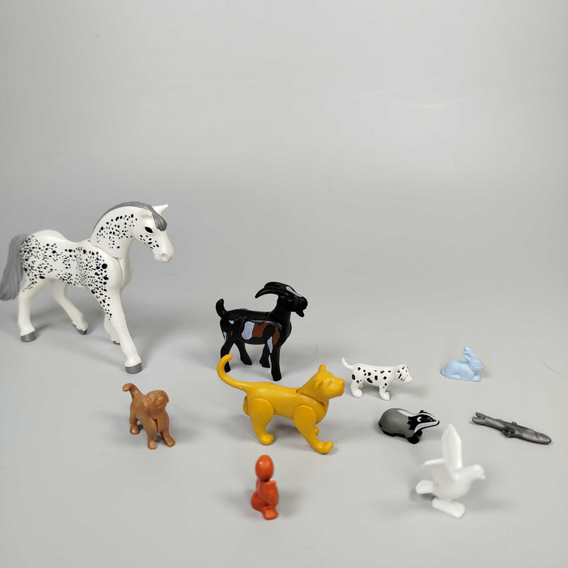 Playmobil Tierfiguren-Set – Haustiere und Wildtiere