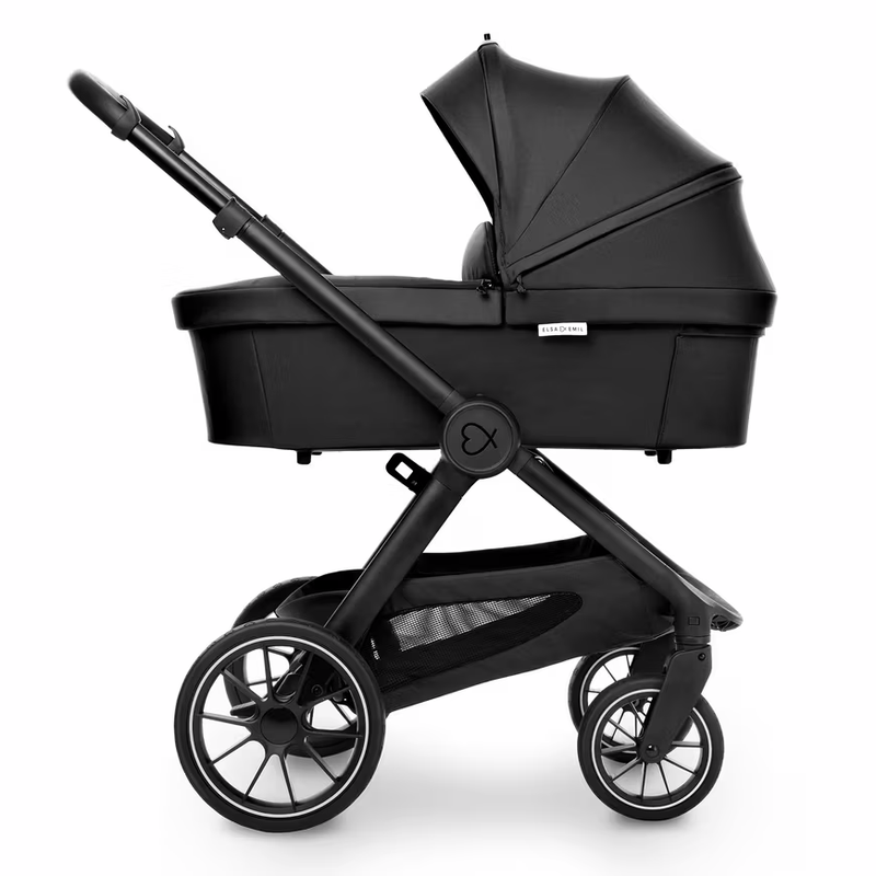 ELSA & EMIL Kinderwagen Kombikinderwagen Buggy Gorillaschwarz mit Regenverdeck