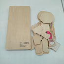 AMIGO Anatomie Mädchen Schichtenpuzzle Holz Puzzle