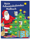 B-Ware Carlsen Mein Adventskalender Malbuch Kinderbuch Weihnachten Malspaß 12 Stück