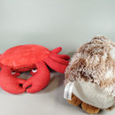 Knitty Friends Kuscheltier Set von 2 – Krabbe & Igel