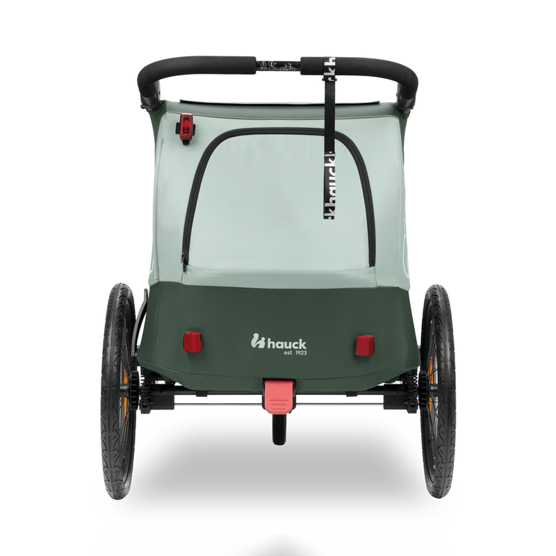 Hauck Dryk Duo Plus Dark Green Kinderwagen Fahrradanhänger Anhänger Buggy