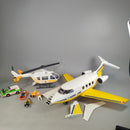 Playmobil Bundle Aero Line 7x Jet & Heli + 4 Figuren