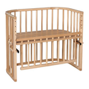 B-Ware Babybay Maxi Comfort Plus Beistellbett Babybett Babybettchen Bett Natur Lackiert