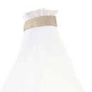 B-Ware Babybay Himmel Betthimmel Waffelpiqué Band Babybett Passend Bis 96 Cm Sand