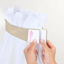 B-Ware Babybay Himmel Betthimmel Waffelpiqué Band Babybett Passend Bis 96 Cm Sand