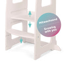 B-Ware Babybay Lernturm Küchenhelfer Littlefoot Kinderturm Beige Buchenholz