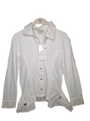 Bluse - Jottum - creme-weiss - langarm unten ausgestellt mit Original-Etikett