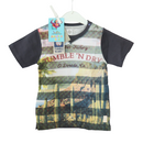 T-Shirt - Tumble`n Dry - bunt - bedruckt - gestreift - mit Original-Etikett - sehr guter Zustand