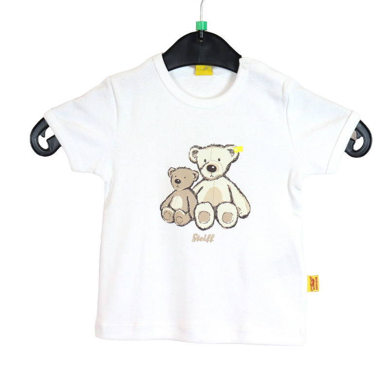 * T-Shirt - Steiff - 62 - weiß - Boy