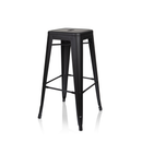B-Ware Hjh Office Barhocker Hocker Sitzgelegenheit Vantaggio High Seidenmatt Schwarz