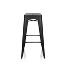 B-Ware Hjh Office Barhocker Hocker Sitzgelegenheit Vantaggio High Seidenmatt Schwarz