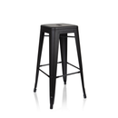 B-Ware Hjh Office Barhocker Hocker Sitzgelegenheit Vantaggio High Seidenmatt Schwarz