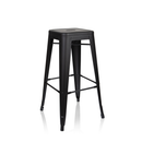 B-Ware Hjh Office Barhocker Hocker Sitzgelegenheit Vantaggio High Seidenmatt Schwarz