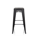 B-Ware Hjh Office Barhocker Hocker Sitzgelegenheit Vantaggio High Seidenmatt Schwarz
