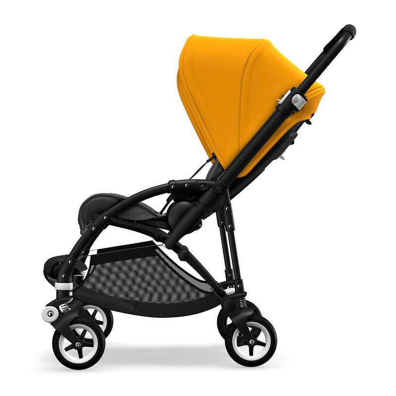 Bugaboo Bee⁵ Kinderwagen Sportwagen Reisebuggy Buggy Regenverdeck schwarz gelb