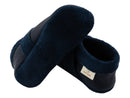 Hans Natur Baby und Kinder Hausschuhe Krabbelschuhe Ecopell Leder blau 21/22