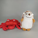 Knitty Friends Bundle Set von 2 Krabbe & Igel Neuwertig