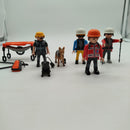 Playmobil Bundle Polizei & Bergrettung Flugzeug Figuren & Hunde