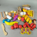 Erzi Bundle Kinderküche Holz Lebensmittel Set von 30