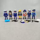 Bundle Playmobil 7x Figuren Polizei & Rettung