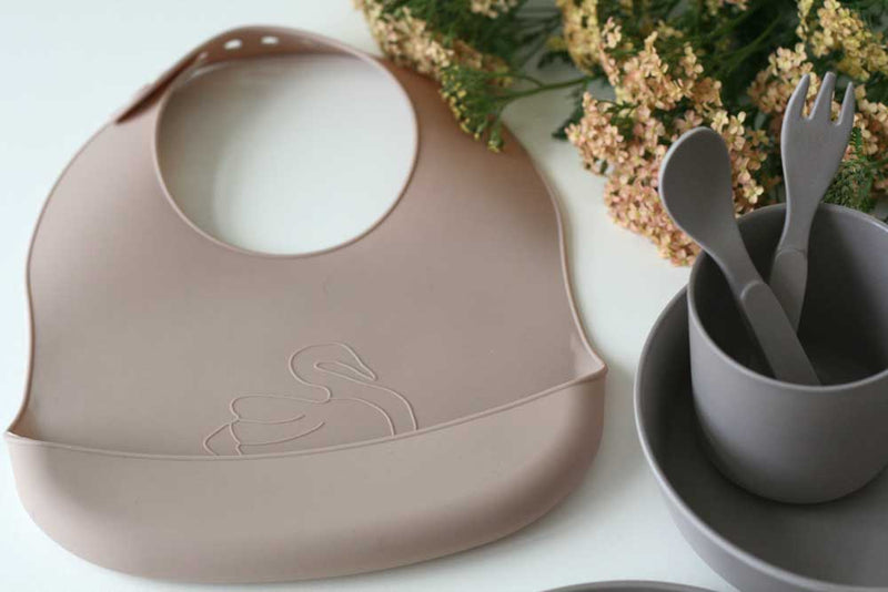 BY LILLE VILDE – SILIKONLÄTZCHEN "SWAN BLOSSOM" FÜR BABIES
