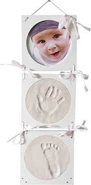 B-Ware Bieco Abdruckset Bilderrahmen Baby Abdruck Erinnerung Rahmen Hängebilderrahmen