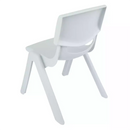 B-Ware Bieco Stuhl Kindersitz Kinderstuhl Kunststoff Weiß Stapelbar Indoor Outdoor