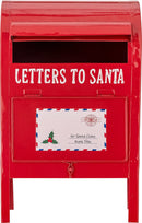 B-Ware Bloomingville Briefkasten Postkasten Weihnachtsdeko Dekoration Rot Eisen Carlo