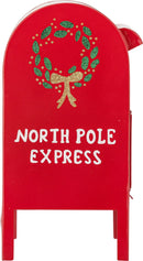 B-Ware Bloomingville Briefkasten Postkasten Weihnachtsdeko Dekoration Rot Eisen Carlo