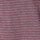 OrganicEra Organic Baby Leggings, Bordeaux - Grey Striped