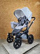 Bugaboo - Donkey 2 Mono Geschwisterwagen (sportsitz und Liegewanne) Inkl. Seitliche Gepäcktasche - Grau - in Gutem
