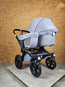 Bugaboo - Donkey 2 Mono Geschwisterwagen (sportsitz und Liegewanne) Inkl. Seitliche Gepäcktasche - Grau - in Gutem