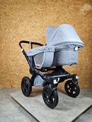 Bugaboo - Donkey 2 Mono Geschwisterwagen (sportsitz und Liegewanne) Inkl. Seitliche Gepäcktasche - Grau - in Gutem