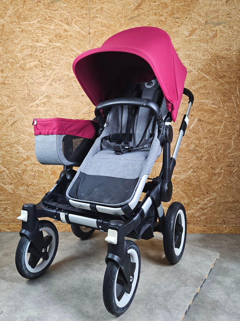 bugaboo händlersuche Vielseitiger Bugaboo Donkey 2 Mono Kinderwagen Grau/Rot bis 22kg