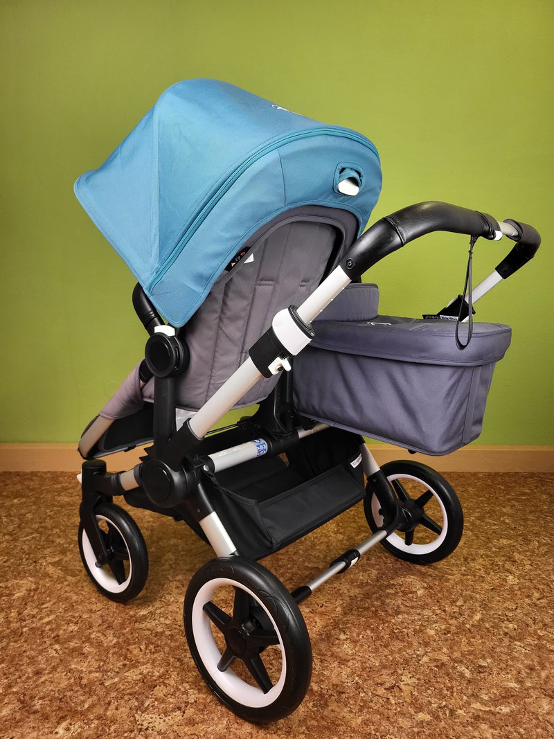 Bugaboo - Donkey 3 Twin Geschwisterwagen (sportsitze / Liegewanne) Inkl. Seitliche Gepäcktasche Kinderwagen 14