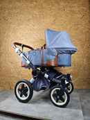Bugaboo - Donkey Mono Sonderedition (sportsitz und Liegewanne) Geschwisterwagen Inkl. Seitliche Gepäcktasche - Grau