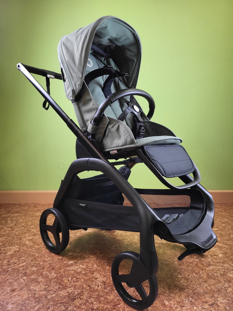 Bugaboo Dragonfly - Olive Green Kombikinderwagen (liegewanne Und Sportsitz) - 2023 Grüne / Sehr Gut Kinderwagen 4