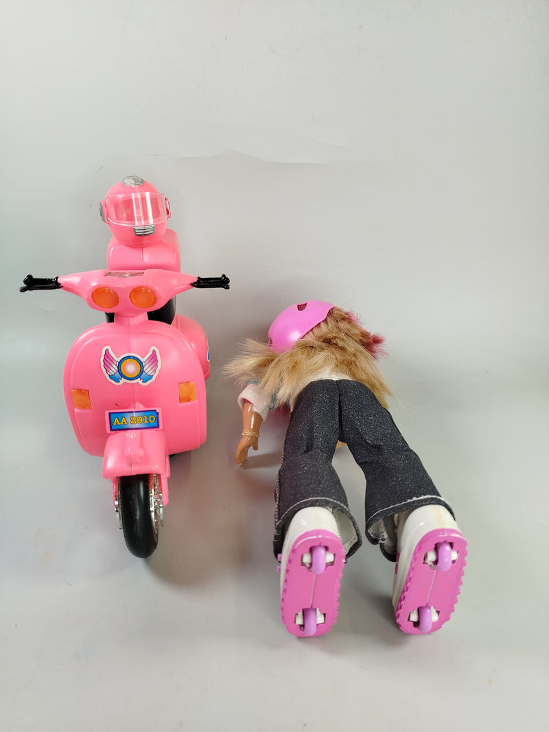 Puppen & Roller Set – Barbie & Shelly Sammlung