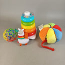 Fisher-Price Bundle Baby Rasseln & Stapelringe 5tlg