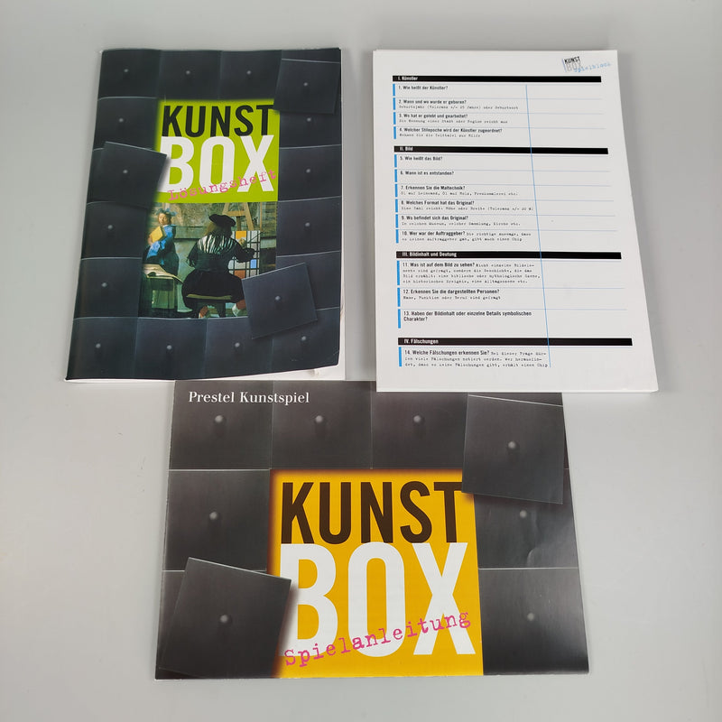 Prestel Kunstbox: Kunstfälschern auf der Spur – Brettspiel